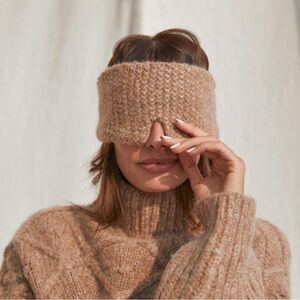 Lunya chunky wool sleep mask